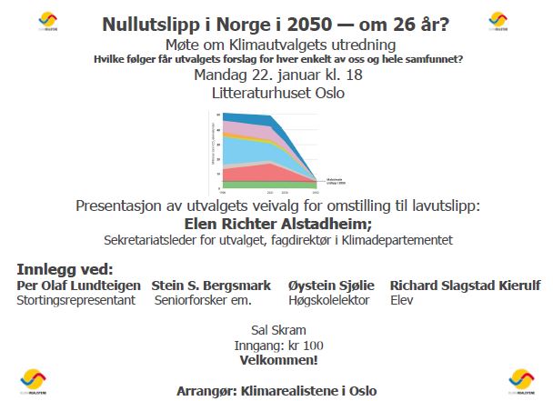Nullutslipp i Norge i 2050 —  om 26 år?