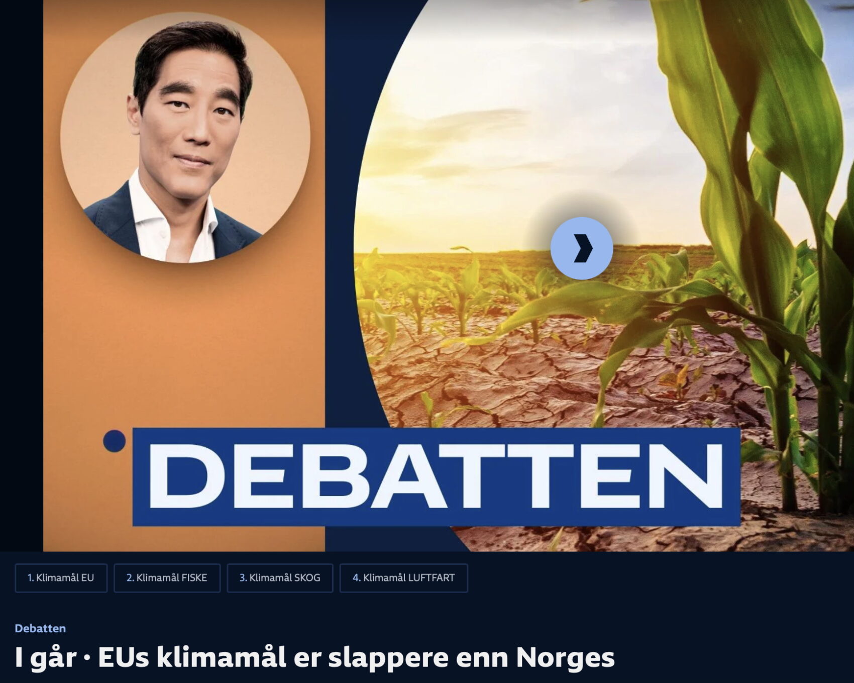 Klimapolitikerne avkledd i Debatten