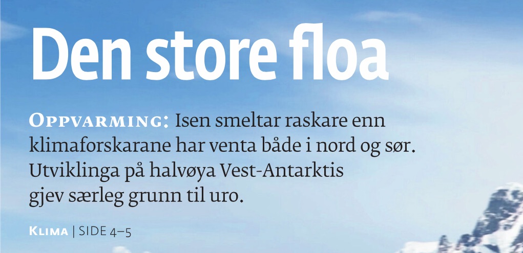 Medier og klimafortellinger: Alvorlige feil om Antarktis