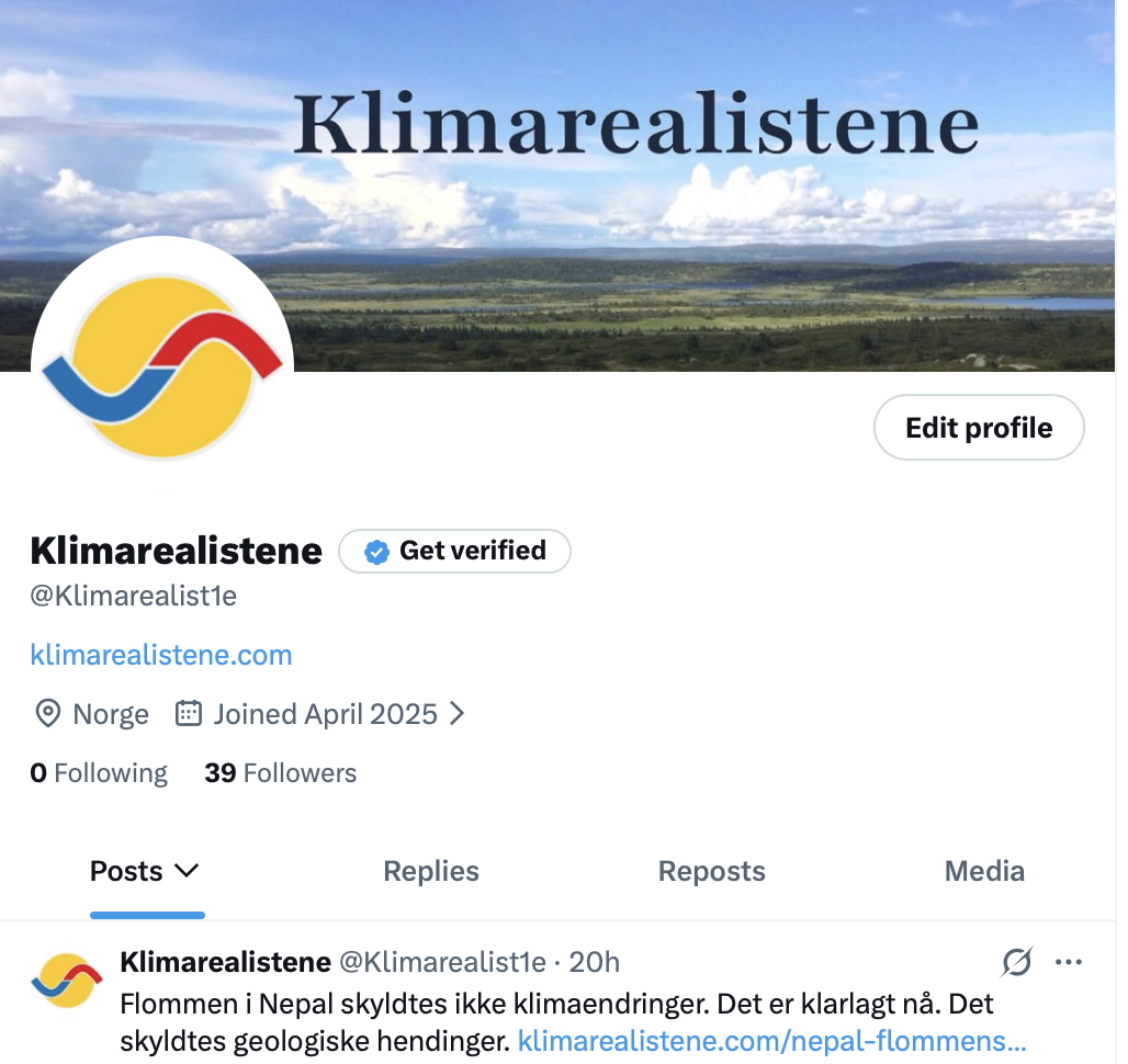 Klimarealist1e med X-konto