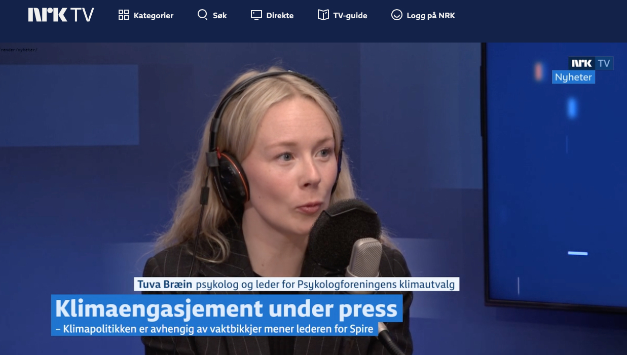Klimakatastrofen igjen i NRK: «Ikke minst, ikke minst, ikke minst» og «de mest sårbare av de sårbare», «og urbefolkningen»
