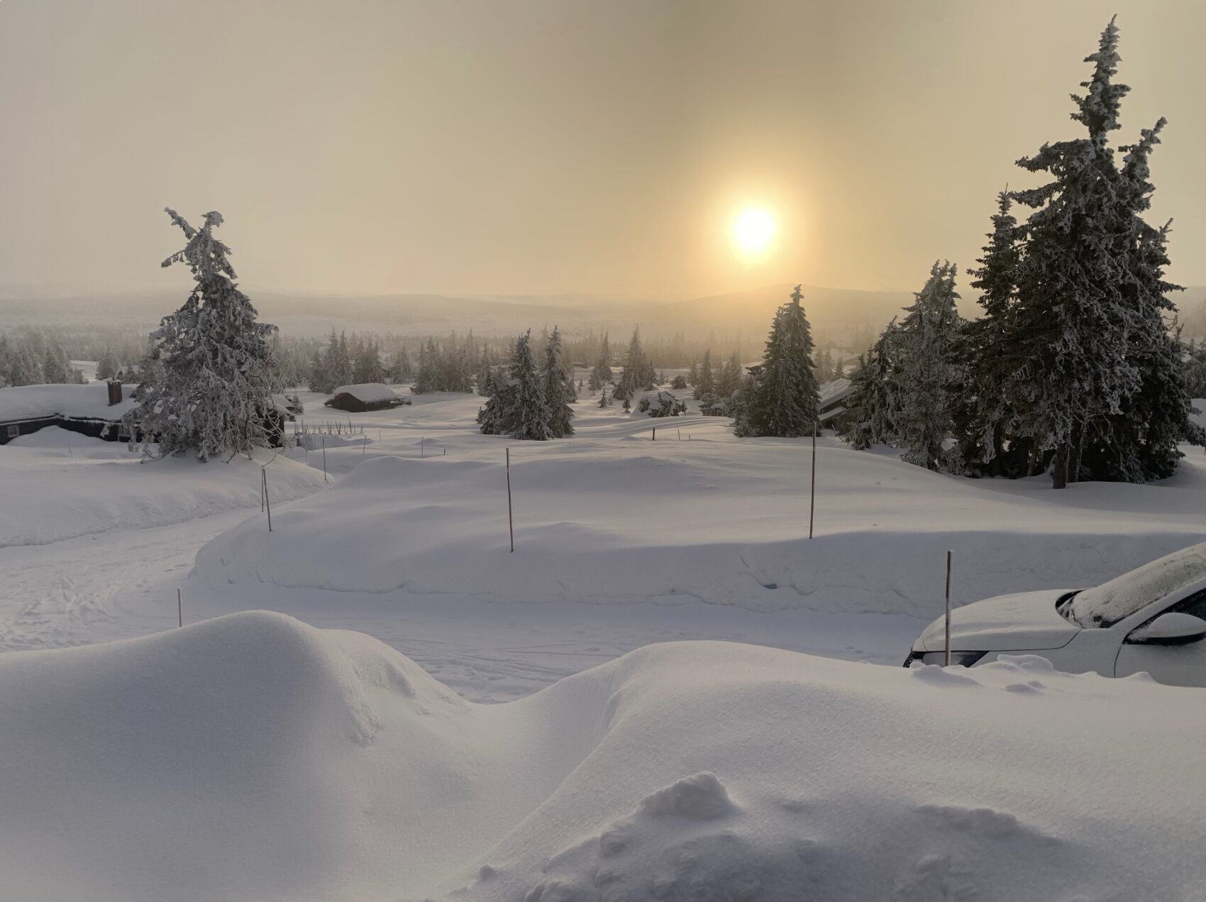 Hvorfor kald vinter i Norge og USA?